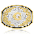 Montana Silversmiths Western Initial Buckle Style G-A1047G