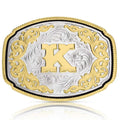 Montana Silversmiths Western Initial Buckle Style K-A1047K