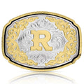 Montana Silversmiths Western Initial Buckle Style R-A1047R