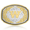 Montana Silversmiths Western Initial Buckle Style W-A1047W