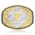 Montana Silversmiths Western Initial Buckle F-A1047F