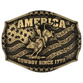 Montana Silversmiths Cowboy Since 1776 Buckle-A1002C