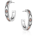 Montana Silversmiths Western Sands Hoop Earrings-ER6114