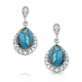 Montana Silversmiths Blue Rivers Turquoise Earrings-ER5958