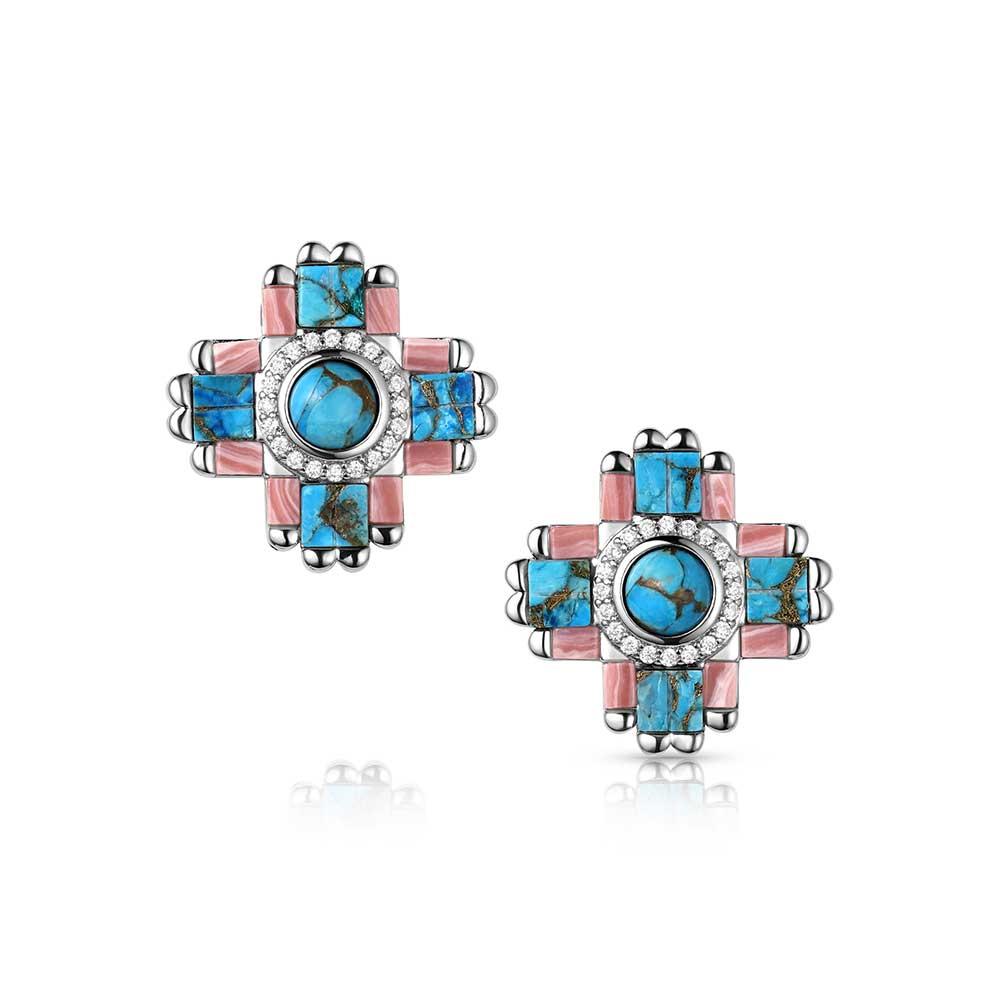 Montana Silversmiths Turquoise Blush Earrings-ER6323