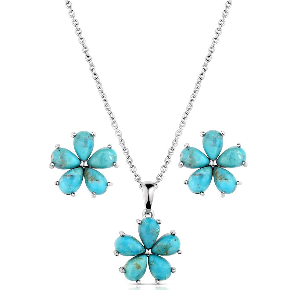 Montana Silversmiths Floral Sky Jewelry Set-JS5957