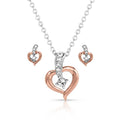 Montana Silversmiths Heart On The Line Jewelry Set-JS5626