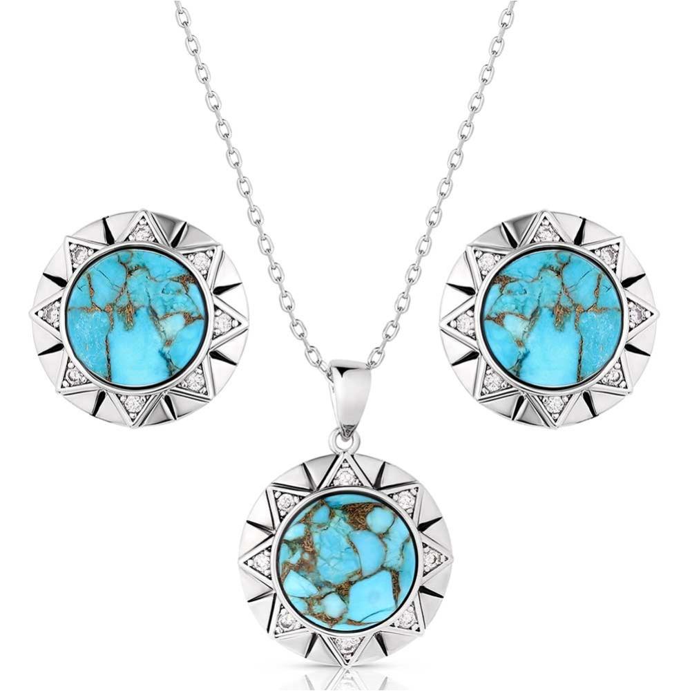Montana Silversmiths Inner Love Turquoise Jewelry Set-JS6124