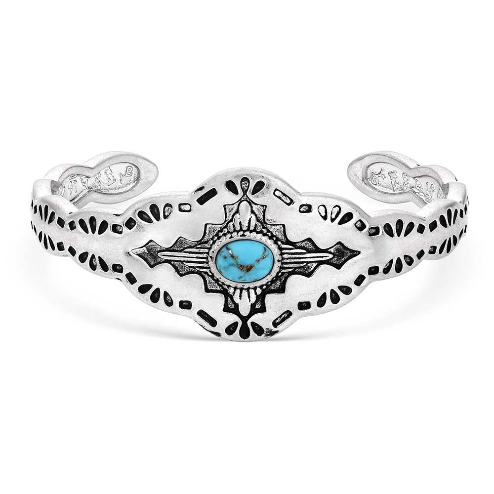 Montana Silversmiths Montana Skies Turquoise Cuff Bracelet-BC6102