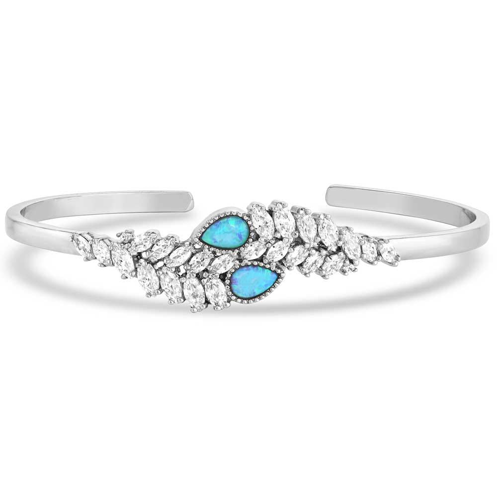 Montana Silversmiths Mystic Falls Opal Crystal Cuff Bracelet-BC5362