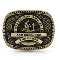 Montana Silversmiths Kneel For The Cross Buckle-A1040C