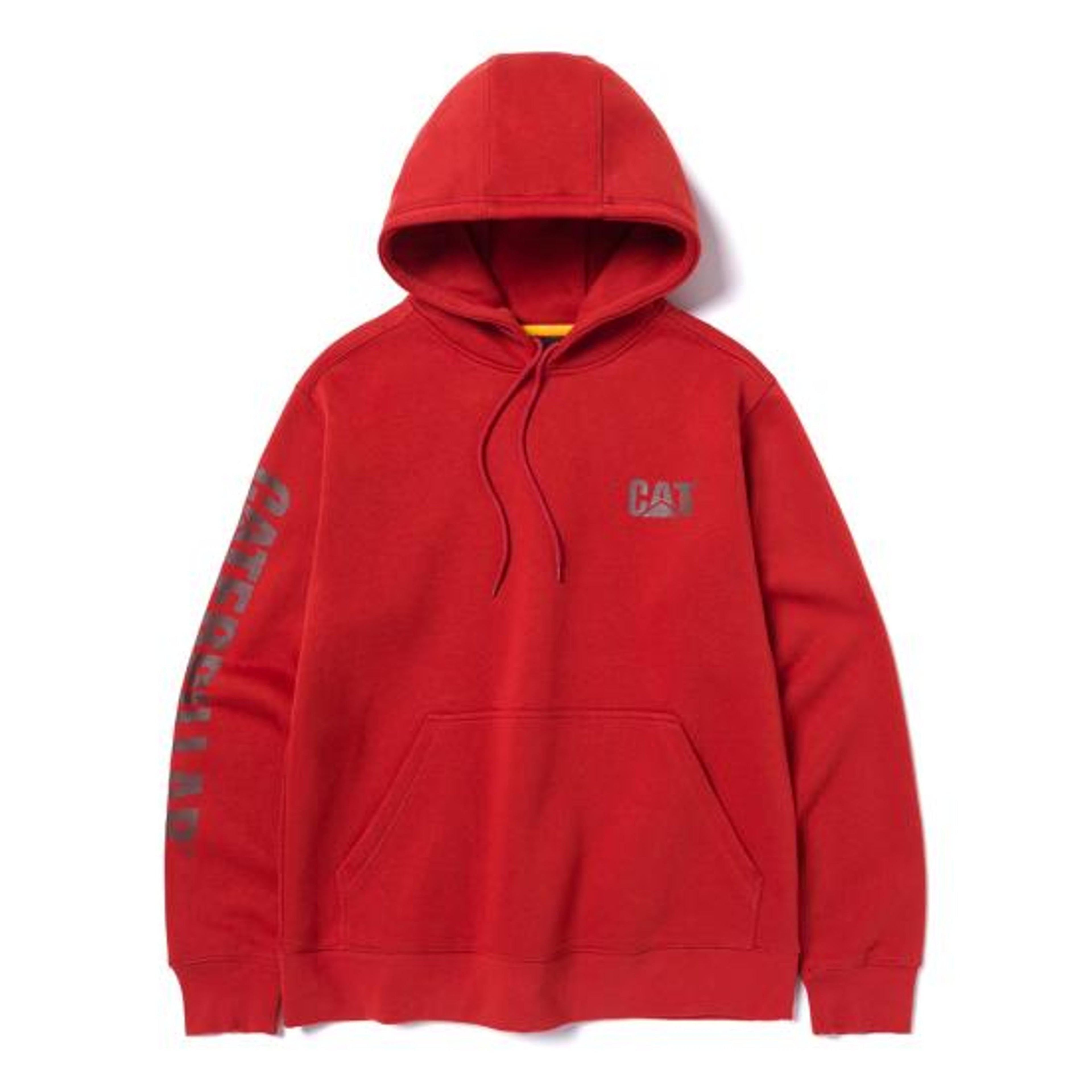 Caterpillar Mens Trademark Banner Hooded Sweatshirt-1910709-12567