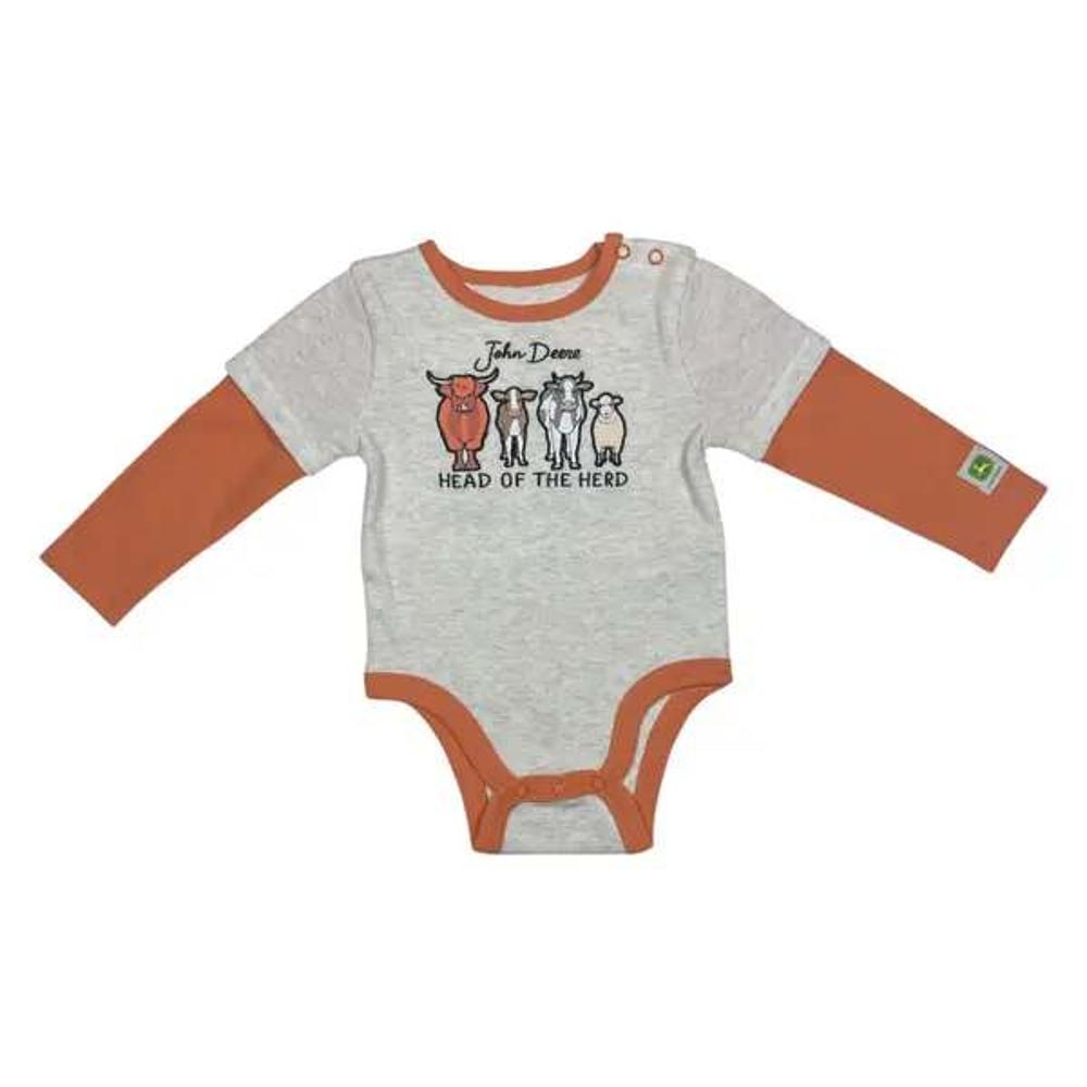 John Deere Jd Kids Head Of The Herd Bodysuit-15C5145JR