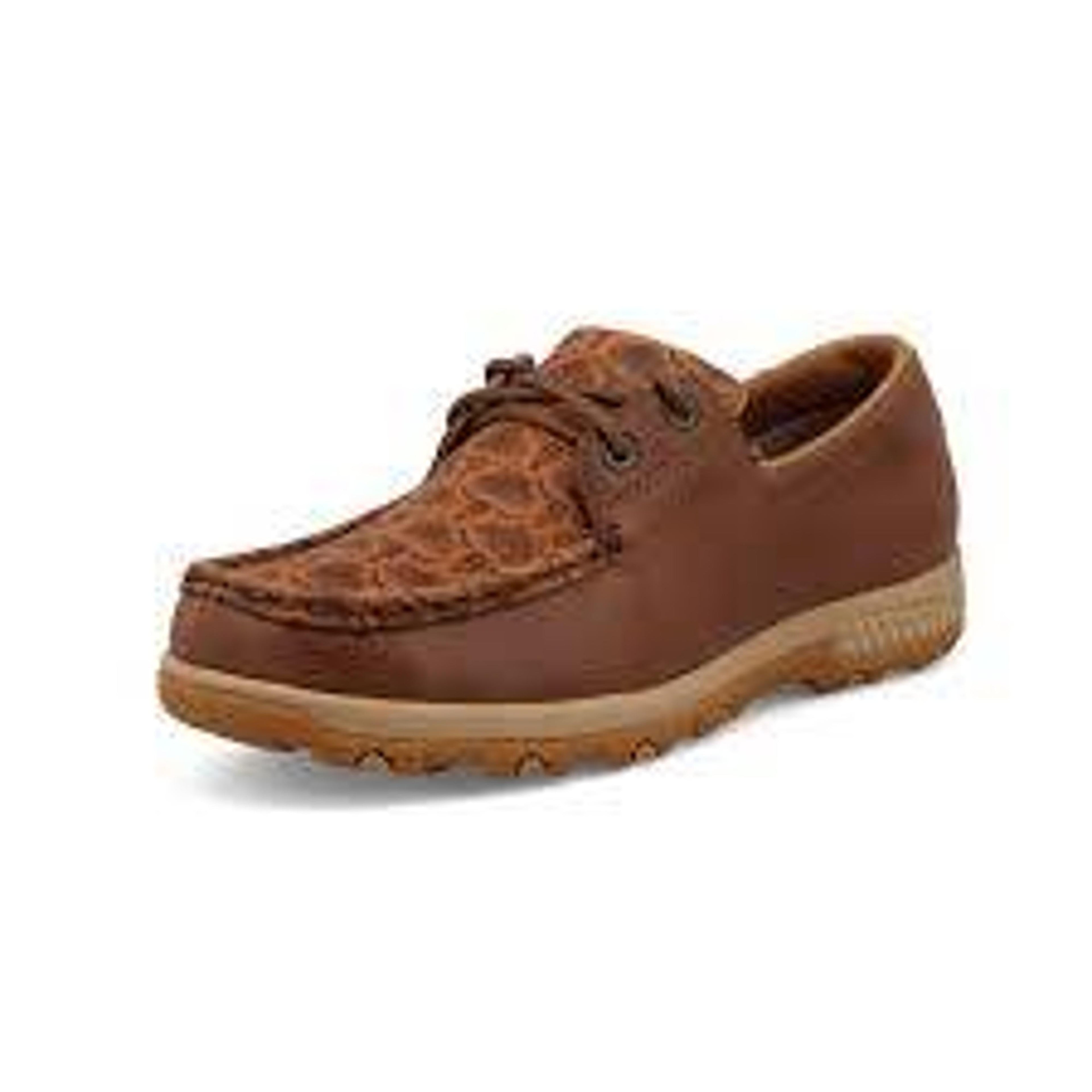Twisted X Womens Boat Shoe Driving Moc | Wxc0016 Leather Western Boot-WXC0016