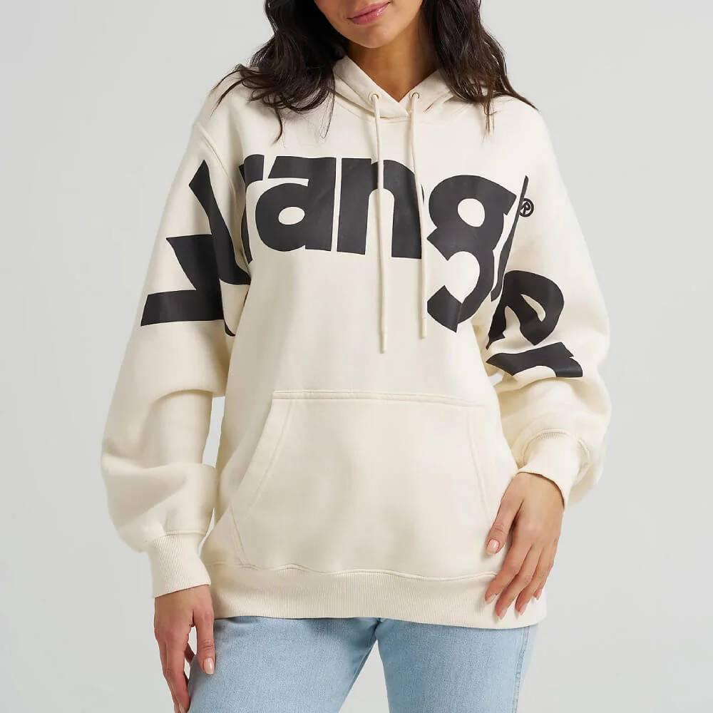 Wrangler Retro? Western Vintage Hoodie White-112353129