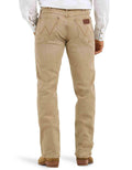 Wrangler Mens Retro Slim Straight Lt Tan-112345014