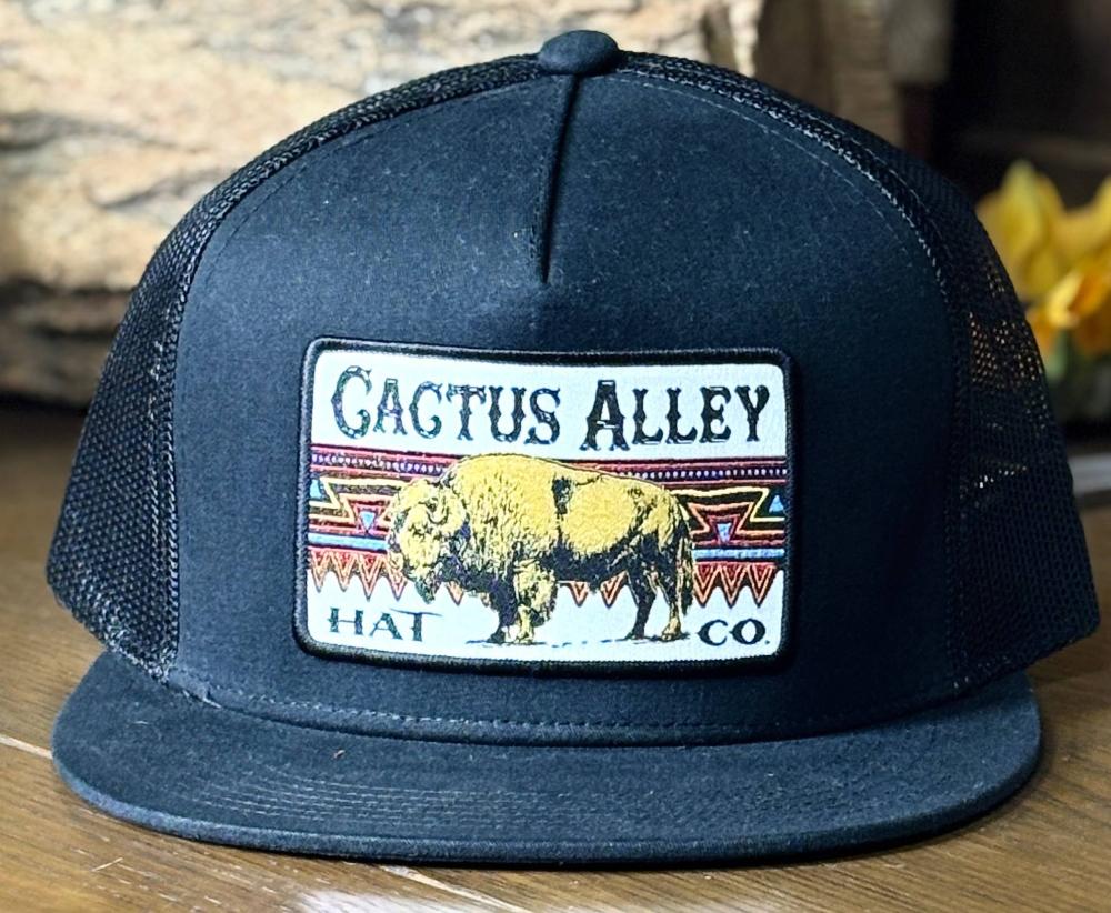 Cactus Alley Indian Trail Snapback Cap-6006BLK-P226