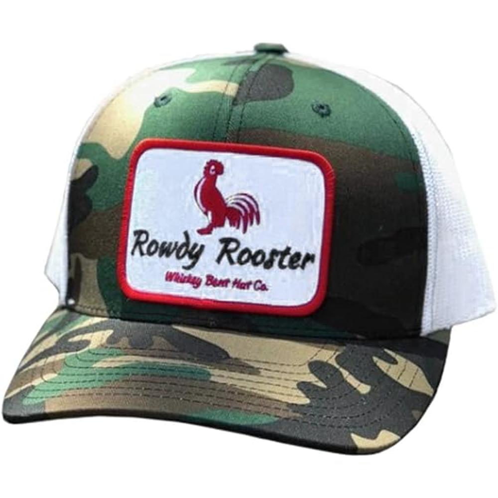 Whiskey Bent Hat Co Whisky Bent Rowdy Rooster Camo Hat-ROWROOCAMO