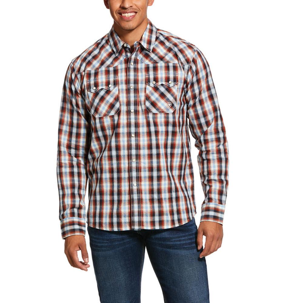Ariat Mens Jefferson Retro Snap Long Sleeve Sh 0704-10030704