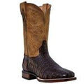 Dan Post Mens Chocolate Caiman Square Toe Cowboy Certified Western Cowboy Boot-DP2806