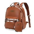 Montana West Wrangler Cow Print Backpack With Coin Pouch - Brown-WG102-8603BR
