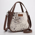 Montana West Wrangler Genuine Hair-On Cowhide Tote/Crossbody -Coffee?-WG169-2022CFE