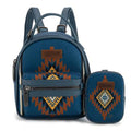 Montana West Wrangler Southwestern Mini Backpack w/ Coin Pouch-WG174-8601JEN