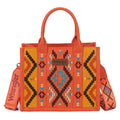 Montana West Wrangler Aztec Tote/Crossbody Bag-WG2214-8120OR