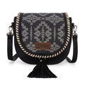 Montana West Wrangler Southwestern Saddle Bag-WG2212-8136BL