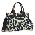 Montana West Wrangler Cow Print Concealed Carry Tote/Crossbody Bag-SP-WG264-8120BK