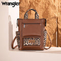 Montana West Wrangler Leopard Print Tote/Shoulder Bag Convertible Backpack - Leopard-WG161-91123LEO