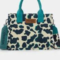 Montana West Wrangler Cow Print Concealed Carry Tote/Crossbody-WG264-8120DTQ