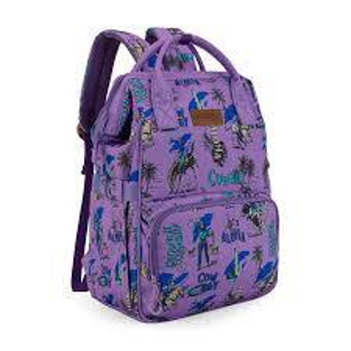 Montana West Wrangler Cowboy Callie Backpack/Diaper Bag-WG2204-91102PU