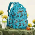 Montana West Wrangler Cowboy Printed Callie Backpack/Diaper Bag- Turquoise-WG2204-91102TQ