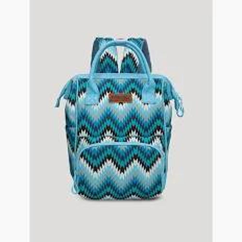Montana West Wrangler Aztec Printed Callie Backpack/Diaper Bag- Jean-WG2204-91102JEN