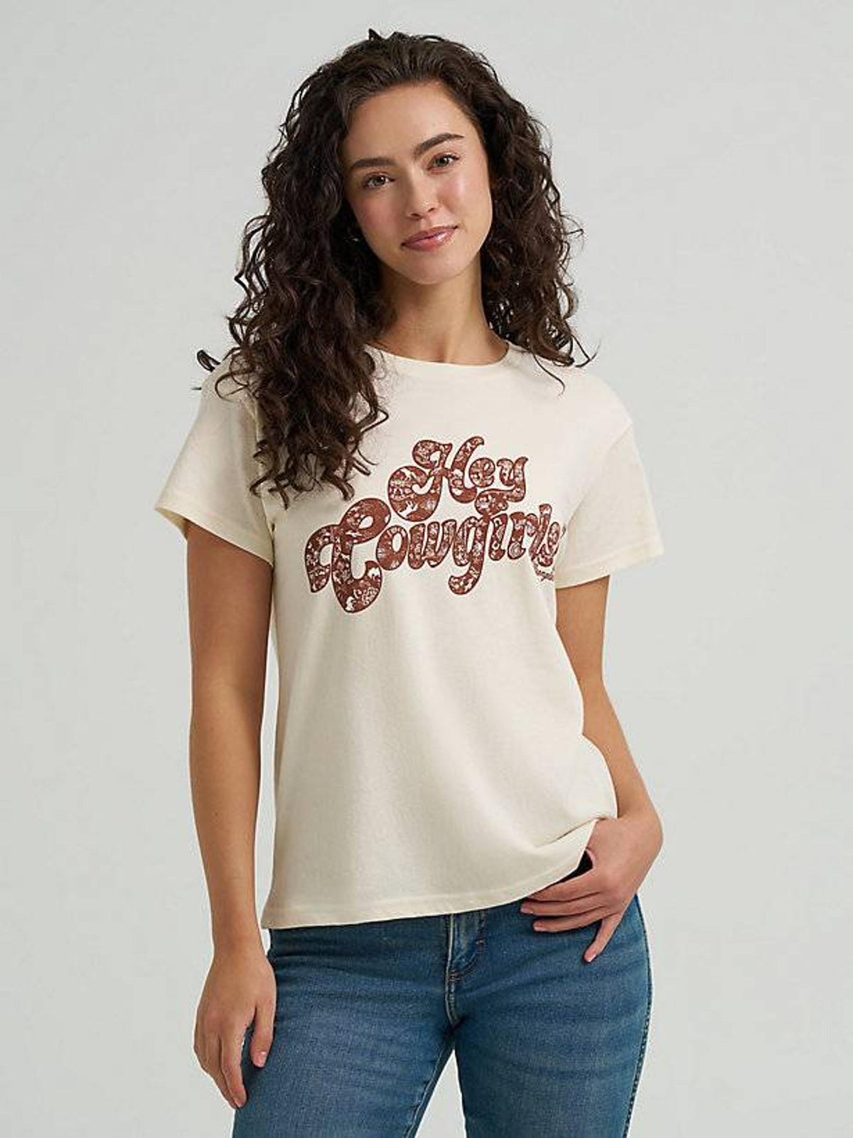 Wrangler Womens Short Sleeve Retro T-Shirt-112365781
