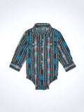Wrangler Kids ? Baby Boy Long Sleeve Bodysuit Multi-112367737