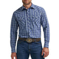 Wrangler Mens ? 20x? Competition Advanced Comfort Long Sleeve Shirt 7937 - Classic Fit Blue-112367937