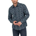 Wrangler Mens Retro? Premium Long Sleeve Shirt - Modern Fit Black-112368224