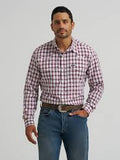 Wrangler Mens ? Performance Long Sleeve Shirt - Snaps Red-112368290