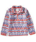 Girls Sherpa Zip Pullover