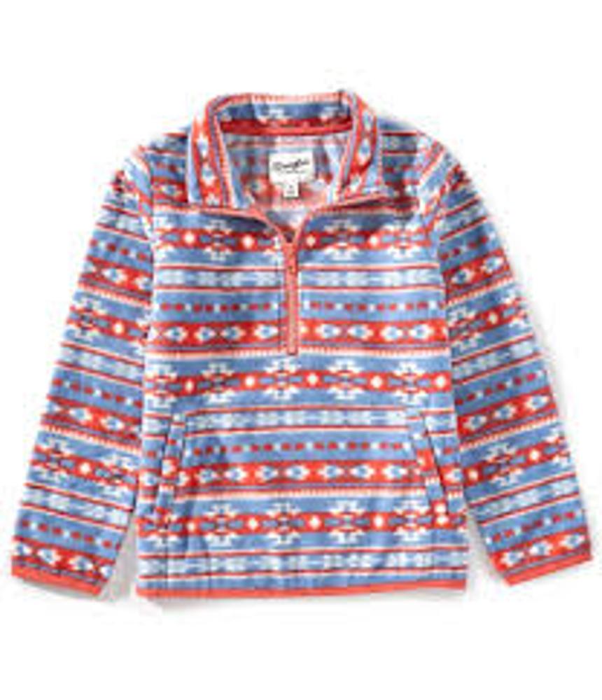Girls Sherpa Zip Pullover