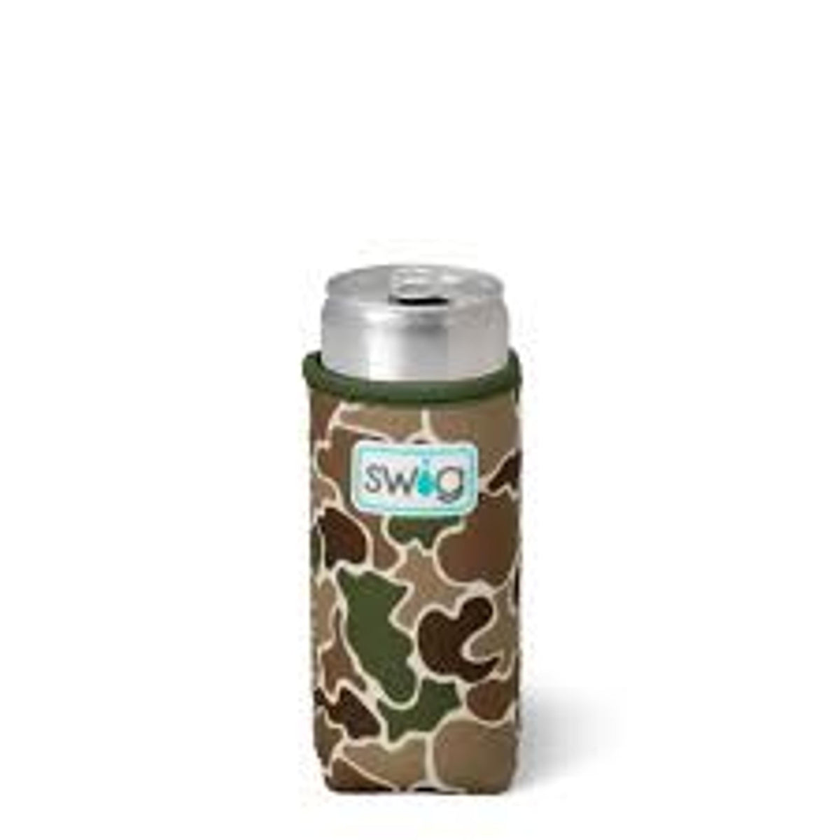 Swig Hunting Camo Slim Can Coolie-S302-NSLM-CMH