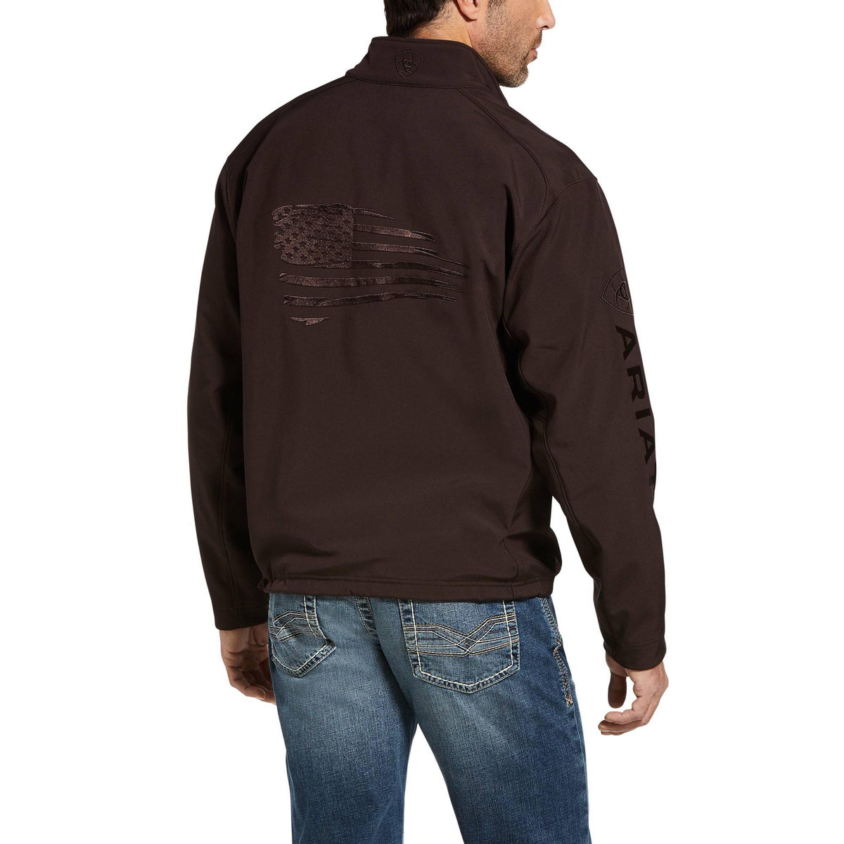 Ariat Mens Logo 2.0 Patriot Softshell Water Resistant Jacket-10033519