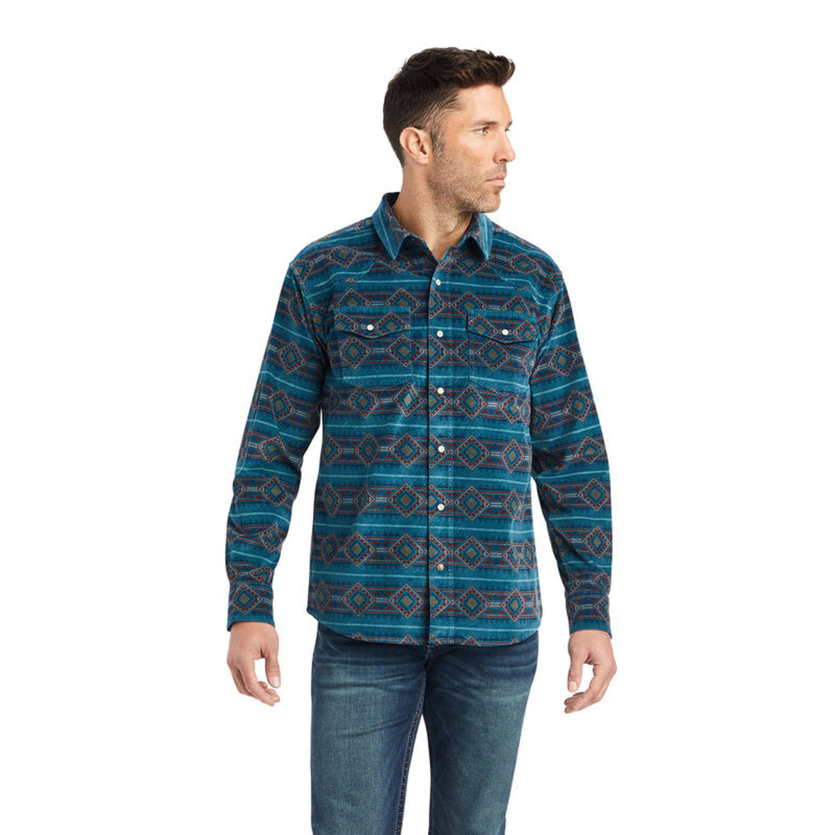 Ariat Mens Hawkeye Corduroy Retro Fit Shirt-10041778