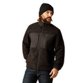 Ariat Mens Odessa Black Sherpa Zip up Jacket-10051994