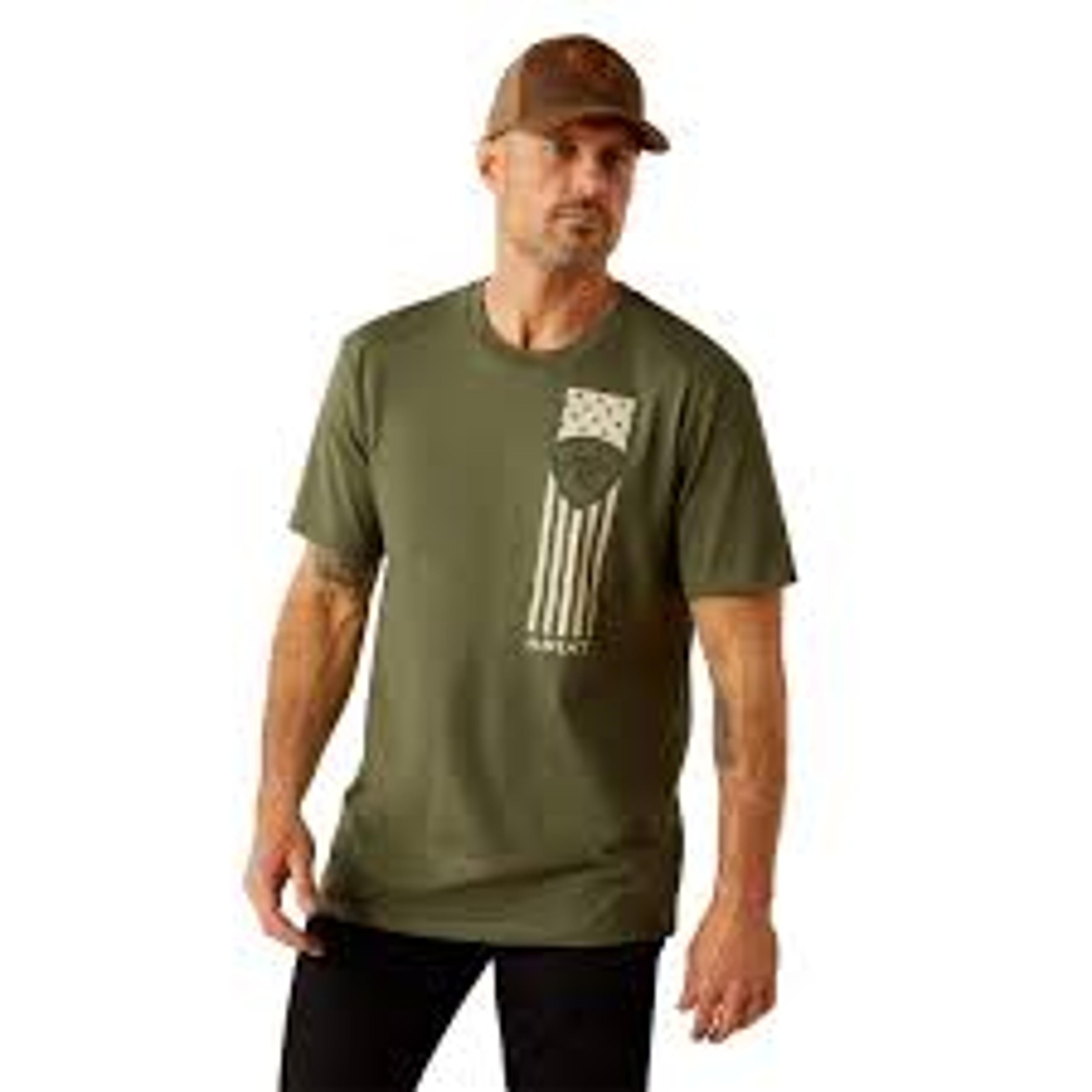 Ariat Mens Patriot Stripe T-Shirt-10054833