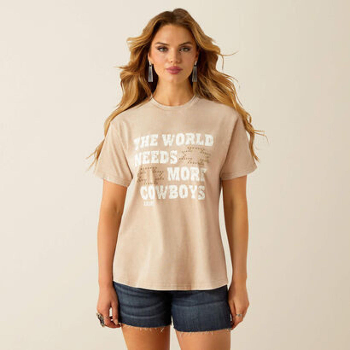 Ariat Womens More Cowboys T-Shirt-10059023