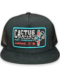 Cactus Alley Hats New Mexico - Ca 6006 Black/ Black Mesh, Snapback Cap (2025)-6006BLK-P243