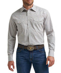 Wrangler Mens ? 20x? Competition Advanced Comfort Long Sleeve Shirt 7939 - Classic Fit Blue-112367939